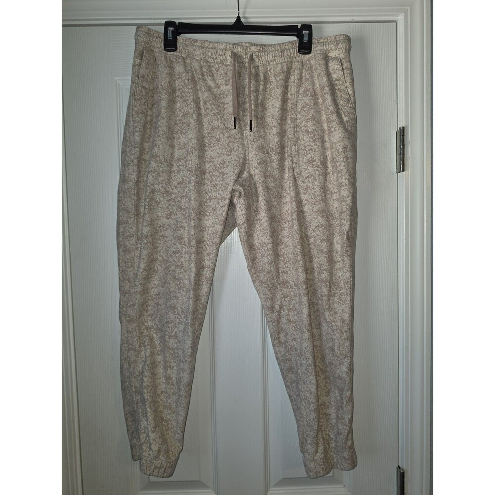 Athleta Farallon Jogger Medium Pebbles Texture Abalon Size XL